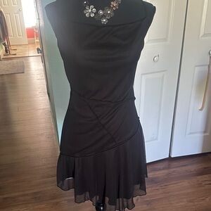 Forever 21 Black Asymmetrical Dress